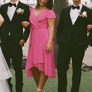 DKNY Magenta Cocktail Dress